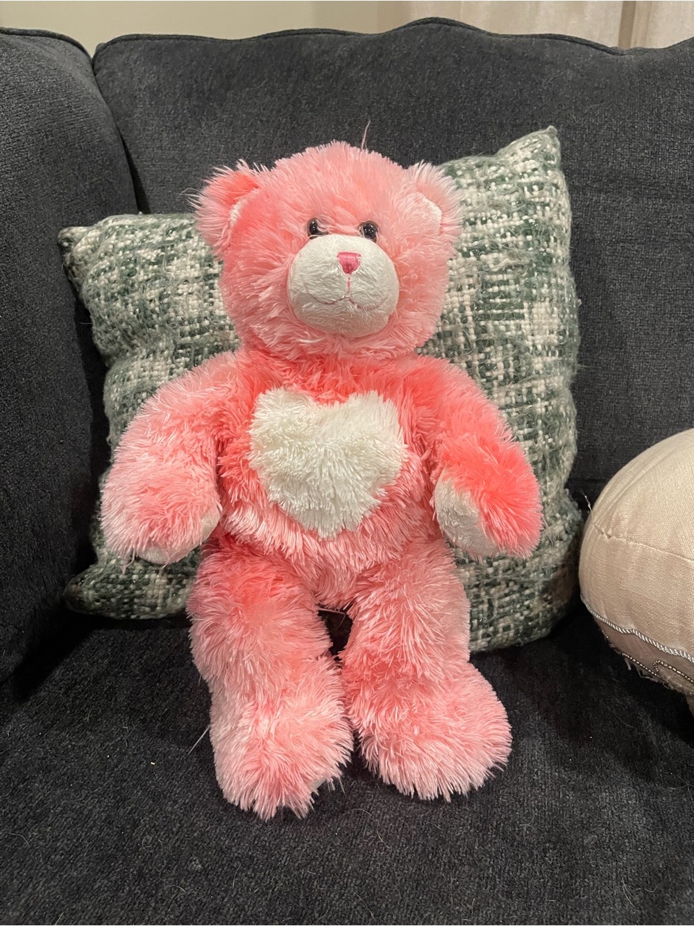 Build a bear Magnetic paw pink kisses plush